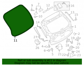 Mazda CX-50 23-25 Trunk Seal