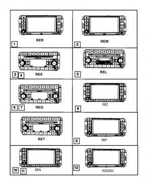 Jeep Compass 11-15 Radio Cassette Player