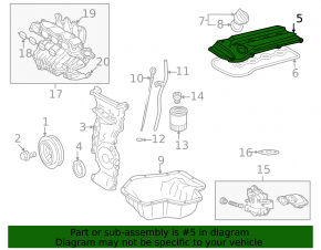 Valve cover 2.4 2AZ-FE Toyota Camry v40