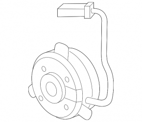 Left Cooling Fan Motor Honda CRV 15-16 2.4