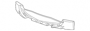 Absorber front bumper Chevrolet Malibu 14-16 rest