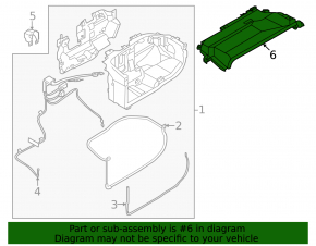 Nissan Ariya 23-25 front engine mount bracket