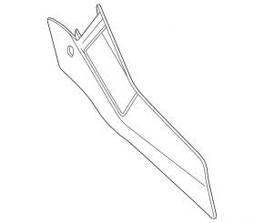 Right side center console trim VW Taos 22-25 right