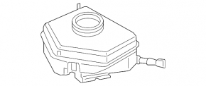 BMW 3 F30 12-18 Brake fluid reservoir with lid