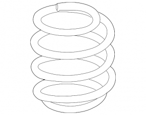 Front right spring Kia Sorento 16-20 2.4 AWD