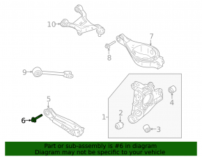 Nissan Murano camber bolt 25-26