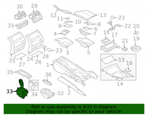 Gearbox shifter BMW 5 F10 11-16 M Pack