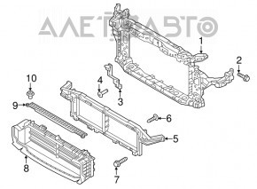TV panel radiator Kia Optima 16-