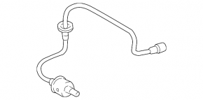 Lambda probe left second Lexus GS350 07-11 awd