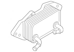 Engine cooler for Porsche Panamera 10-16