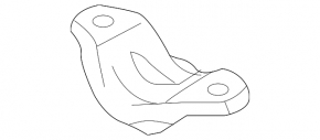 Front stabilizer mounting bracket left Porsche Macan 15-18