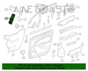 Front left window lift control Mercedes GLA 15-20