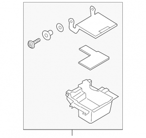 Ford Explorer 20-24 Center Console Pocket Box