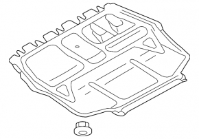 Front engine guard VW Jetta 11-18 USA TDI