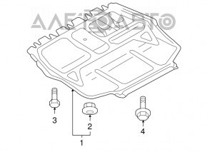 Front engine guard VW Jetta 11-18 USA TDI