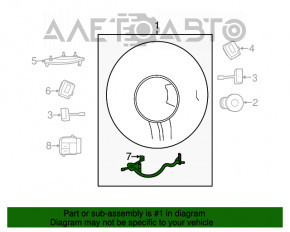 Naked steering wheel Chrysler 300 11-