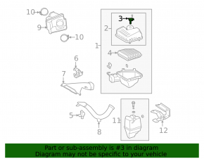 Air flow meter Toyota Camry v40 2.4, hybrid OEM