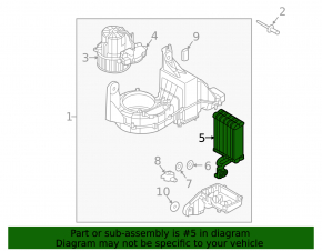 Stove evaporator 3 row Volvo XC90 16-23