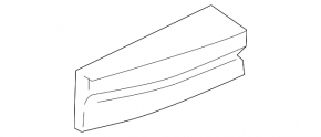 Right rear bumper absorber for VW CC 13-17 restyling