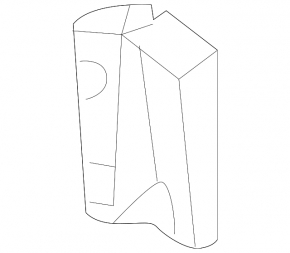 Front left wing bracket VW Atlas 18-20 pre-rest lower