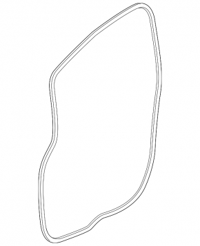 Door seal front left Chevrolet Bolt 17-
