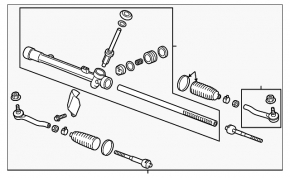 Nissan Juke 11-17 steering rack