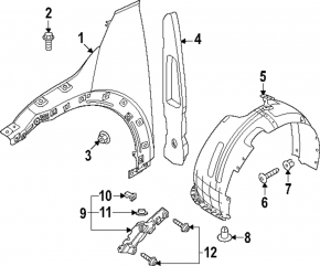 Front right wing Hyundai Ioniq 5 25-26