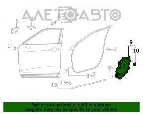 Front right door panel Toyota Highlander 20-