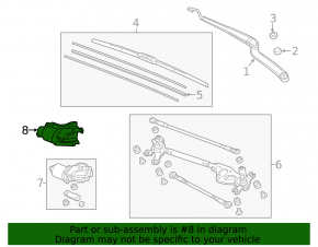Acura ILX 13-22 Windshield Wiper Motor Cover