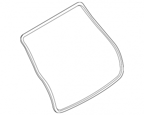 Rubber seal for the trunk door Audi Q5 8R 09-17