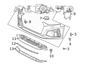 Front Bumper Lip Extension for Audi A5 F5 18-25