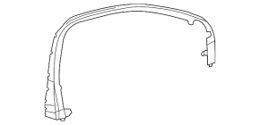 Door frame inner front right Chevrolet Cruze 11-16
