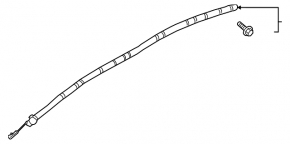 Left side curtain airbag for Infiniti QX50 19-25