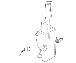 Hyundai Palisade 20-25 Windshield Washer Reservoir