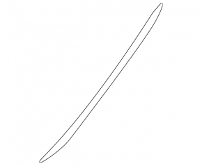 Left windshield molding Ford Focus mk3 11-18 usa rubbed