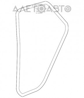 Door seal rear left Mercedes W164 ML