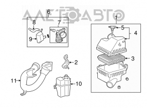 Toyota Rav4 06-12 air filter housing without flow meter