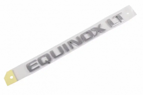 Emblem inscription LT tailgate Chevrolet Equinox 10-15 prerest