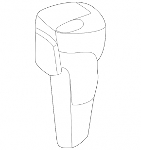 Gear knob Nissan Altima 19-24 rubber black