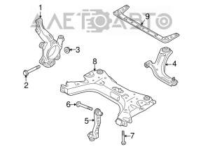 Front right axle shaft Nissan Cube 08-14