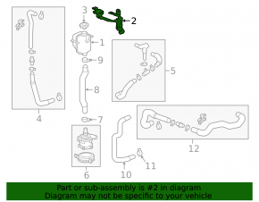Expansion tank bracket Chevrolet Bolt EV 22-23
