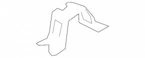 Left wing apron inner panel bracket for Toyota Camry v70 18-25