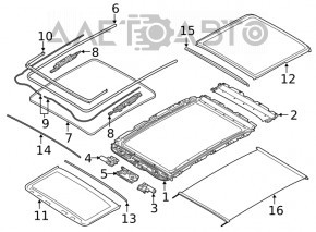 BMW X1 F48 16-19 Panorama Seal