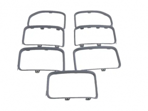 Jeep Grand Cherokee WL 21-24 black grille frame kit