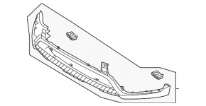 Front Bumper Lip Kia Niro 20-22 HEV, PHEV Structure