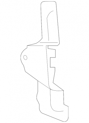 Radiator seal right Audi A3 8V 15-20 upper