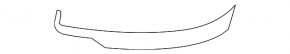 Right side mirror cover for Subaru Ascent 19-23, lower, under the turn signal