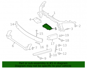 Left air intake for Mercedes A-class V177 19-22 M260