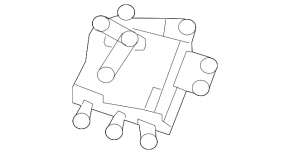Actuator motor for the heater ventilation system of the Mazda3 MPS 09-13