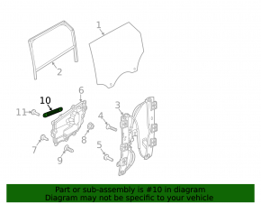 Front left door control unit bracket for Land Rover Range Rover Velar 18-23